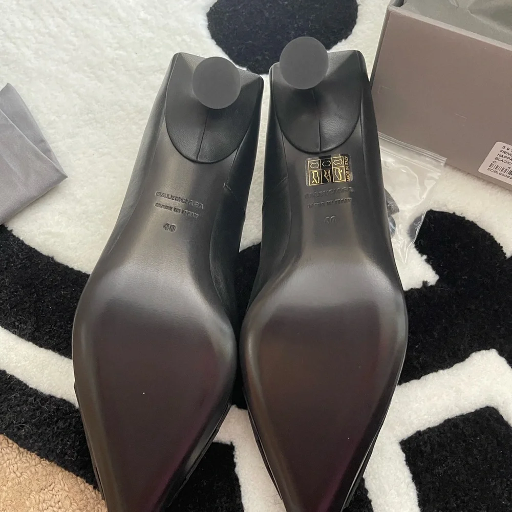 Balencigia Fringe Knife Heels - Picture 3 of 8